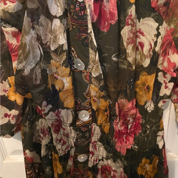 Floral Chiffon Maxi Dress‎ - Picture 2 of 4